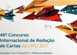 Concurso Internacional de Redação de Cartas encerra inscrições dia 17